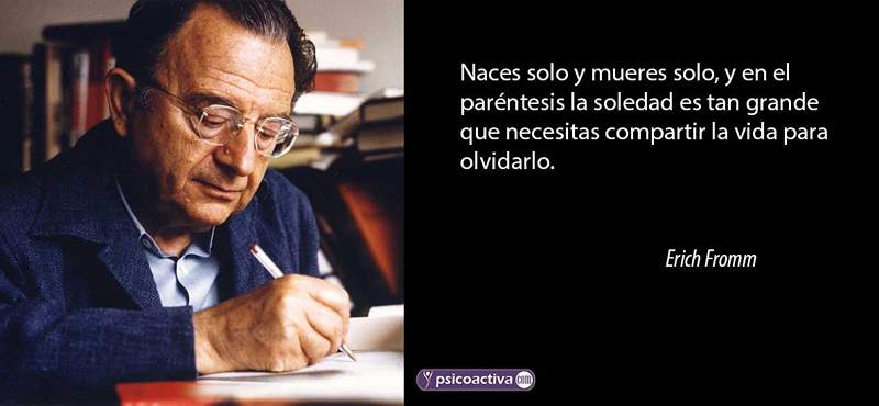 50 frasa dari Erich Fromm tentang psikoanalisis dan cinta