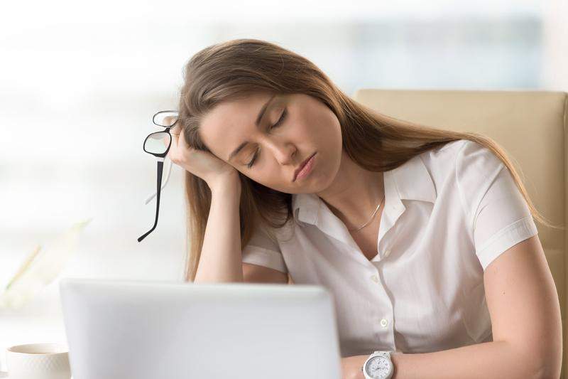 Falta de sintomas e efeitos do sono