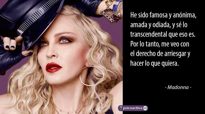 100 phrases from Madonna about success and fame