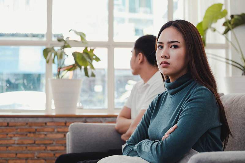 Signalen die de scheiding in de relatie belemmeren