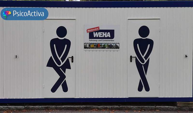 Syndrom der schüchternen Blase oder dem Parurch, die Angst, in öffentlichen Badezimmern zu urinieren